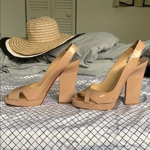 Christian Louboutin Patent Leather Slingback